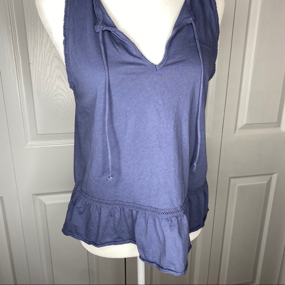 🔥SOLD🔥Abercrombie & Fitch Tank Top Slate Blue Size Small - Picture 7 of 16